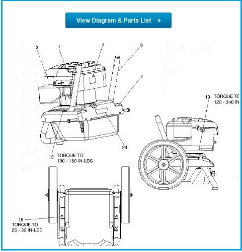 Sears Craftsman 919.769060 pressure washer replacement parts